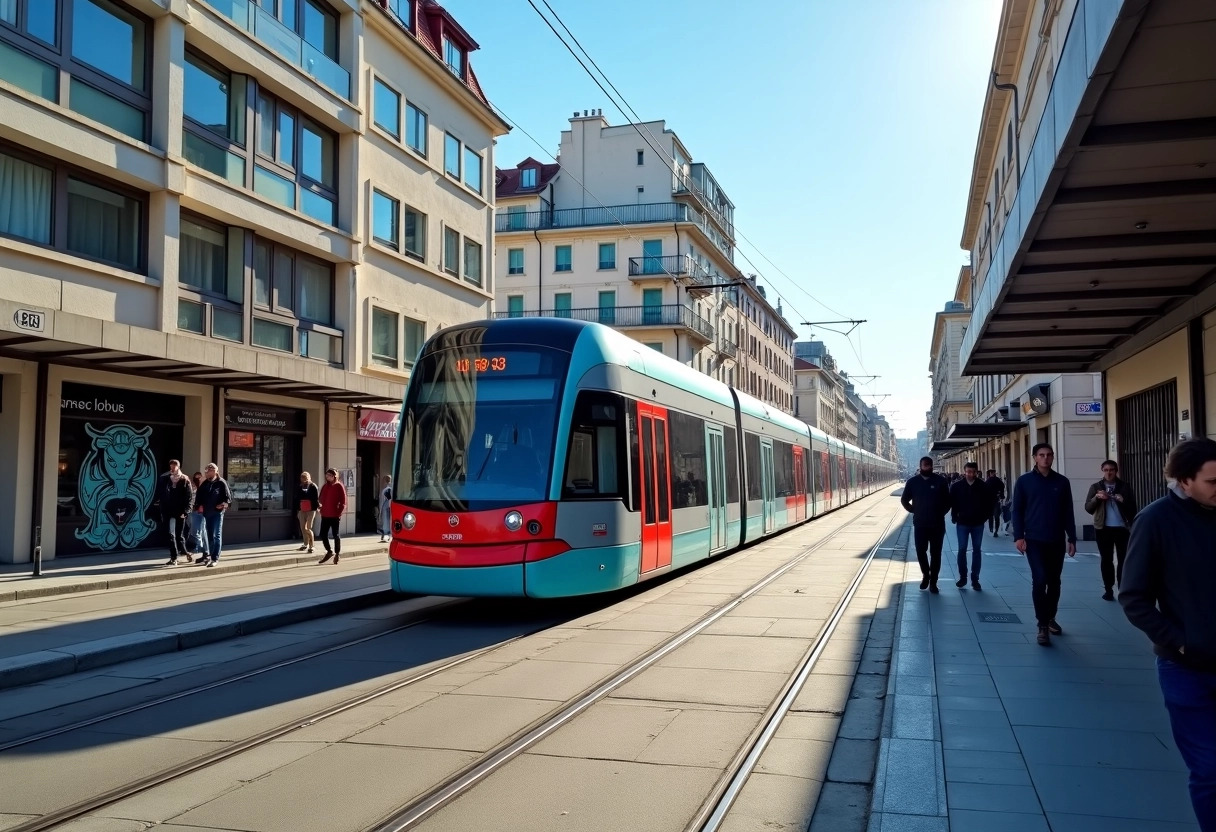 tramway lyon